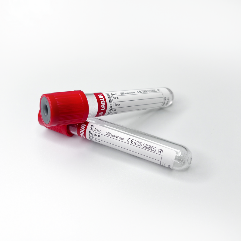 Пробірка з активатором згортання (червона), 16x100 мм, 9 мл, 100 шт/уп